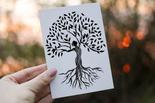 Tree Of Life Birthday Card, Card for Friend, Greeting Card Tree Of Life Birthday Card, Card for Friend, Greeting Card