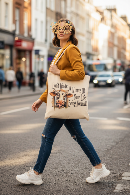 Cow Personalised Tote Bag Cow Personalised Tote Bag
