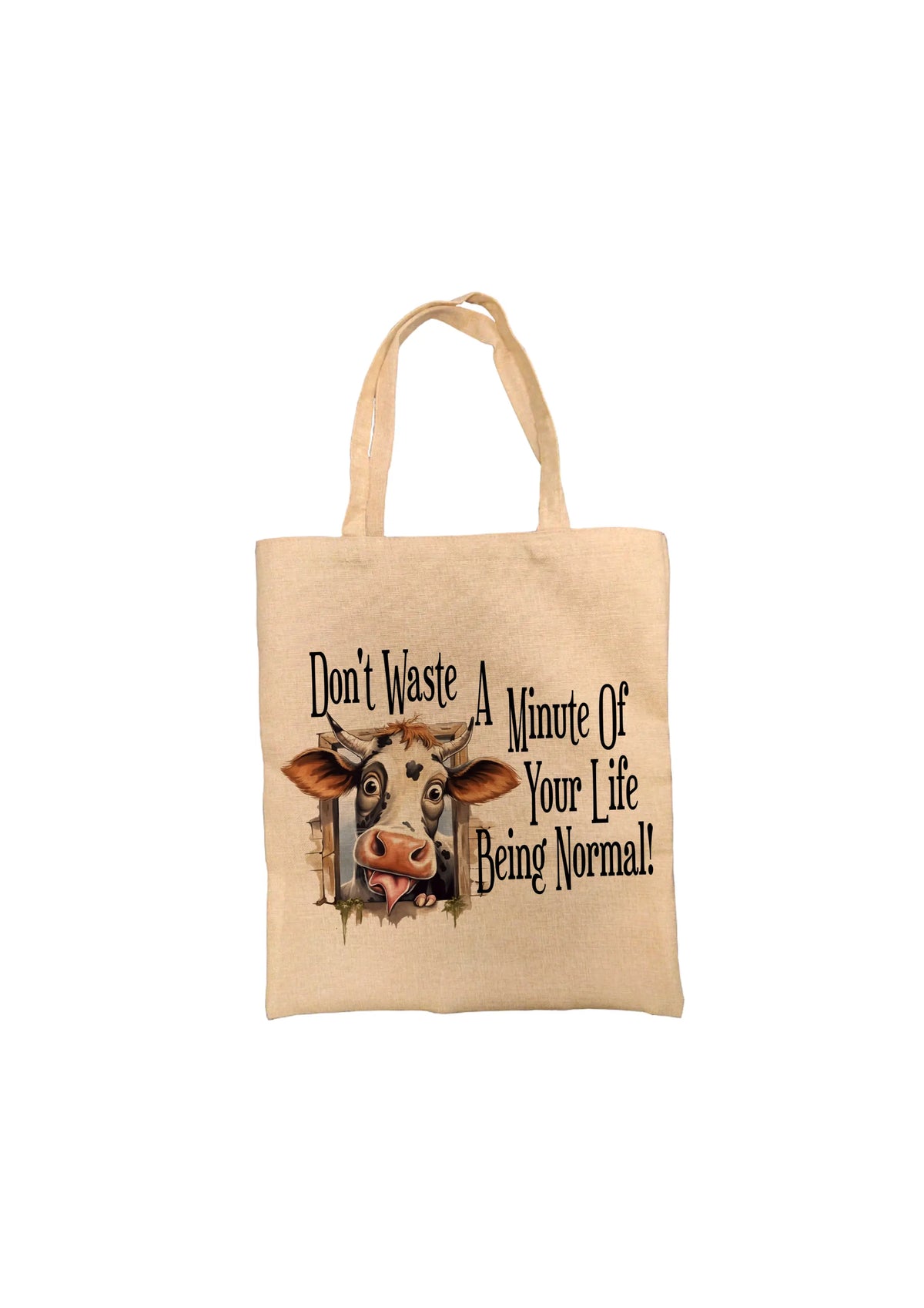 Cow Personalised Tote Bag Cow Personalised Tote Bag