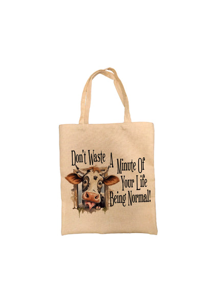 Cow Personalised Tote Bag Cow Personalised Tote Bag