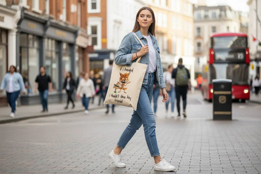If I Avoided Weirdos..... Crazy Fox Tote Bag If I Avoided Weirdos..... Crazy Fox Tote Bag