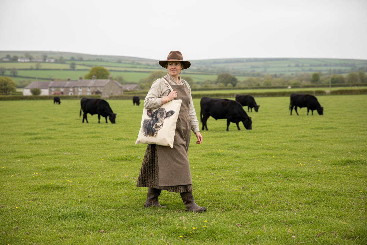 Welsh Black Cattle Tote Bag Welsh Black Cattle Tote Bag