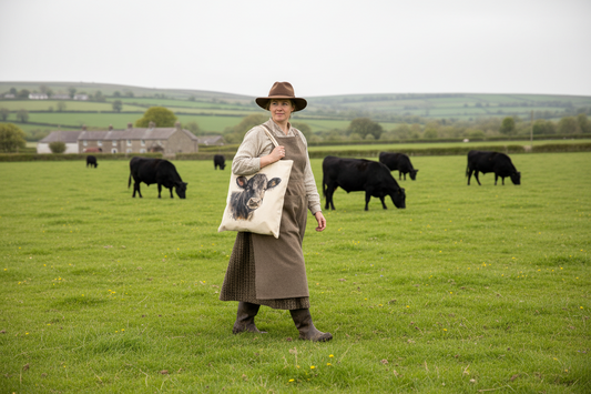 Welsh Black Cattle Tote Bag Welsh Black Cattle Tote Bag
