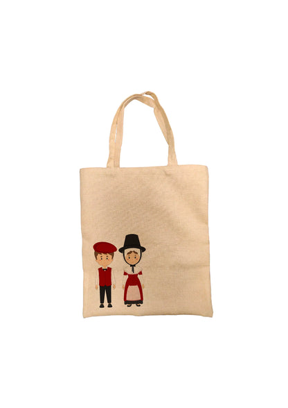 Traditional Welsh Couple Tote Bag Traditional Welsh Couple Tote Bag