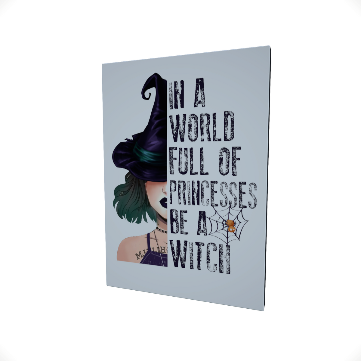 In A World Full of Princesses.... Glossy Aluminium Print In A World Full of Princesses.... Glossy Aluminium Print