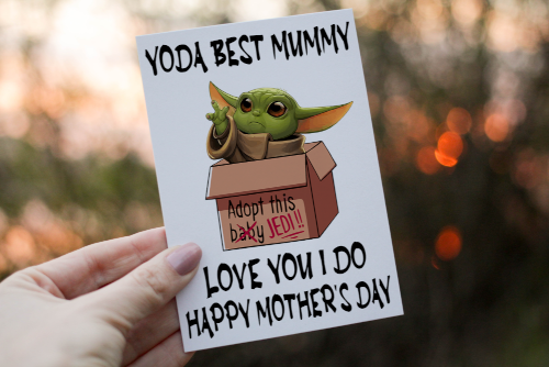Yoda Best Mummy Happy Mother's Day Card, Wonderful Mum Yoda Best Mummy Happy Mother's Day Card, Wonderful Mum